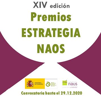 Convocatoria XIV Premios Estrategia NAOS, edición 2020