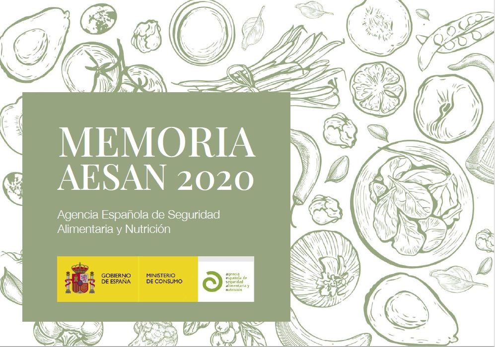 Memoria de actividades 2020 de la AESAN ya disponible en la web.