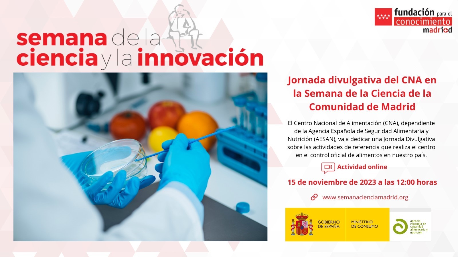Jornada divulgativa del CNA en la Semana de la Ciencia de la Comunidad de Madrid