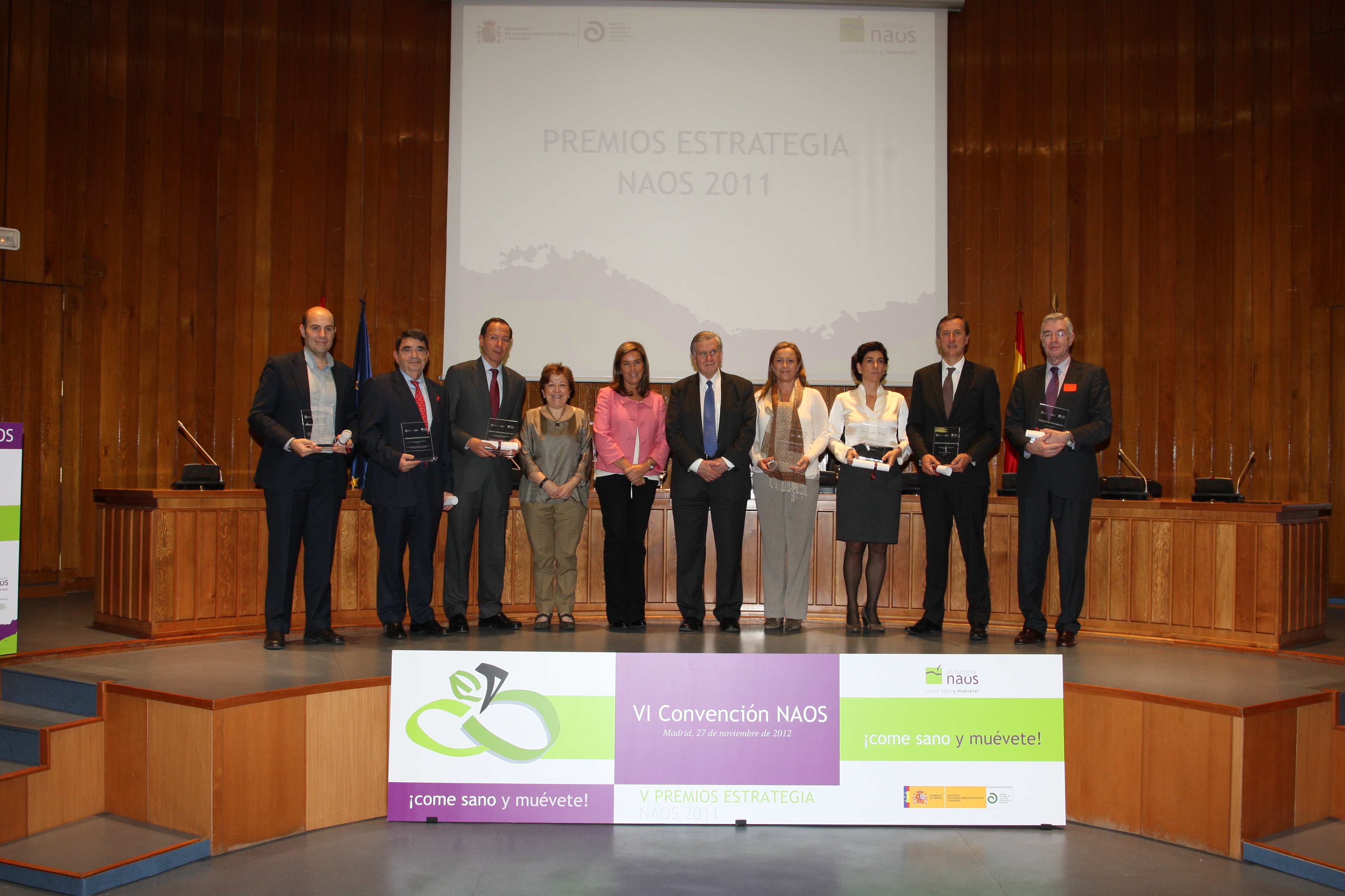 V Premios Estrategia NAOS, edición 2011