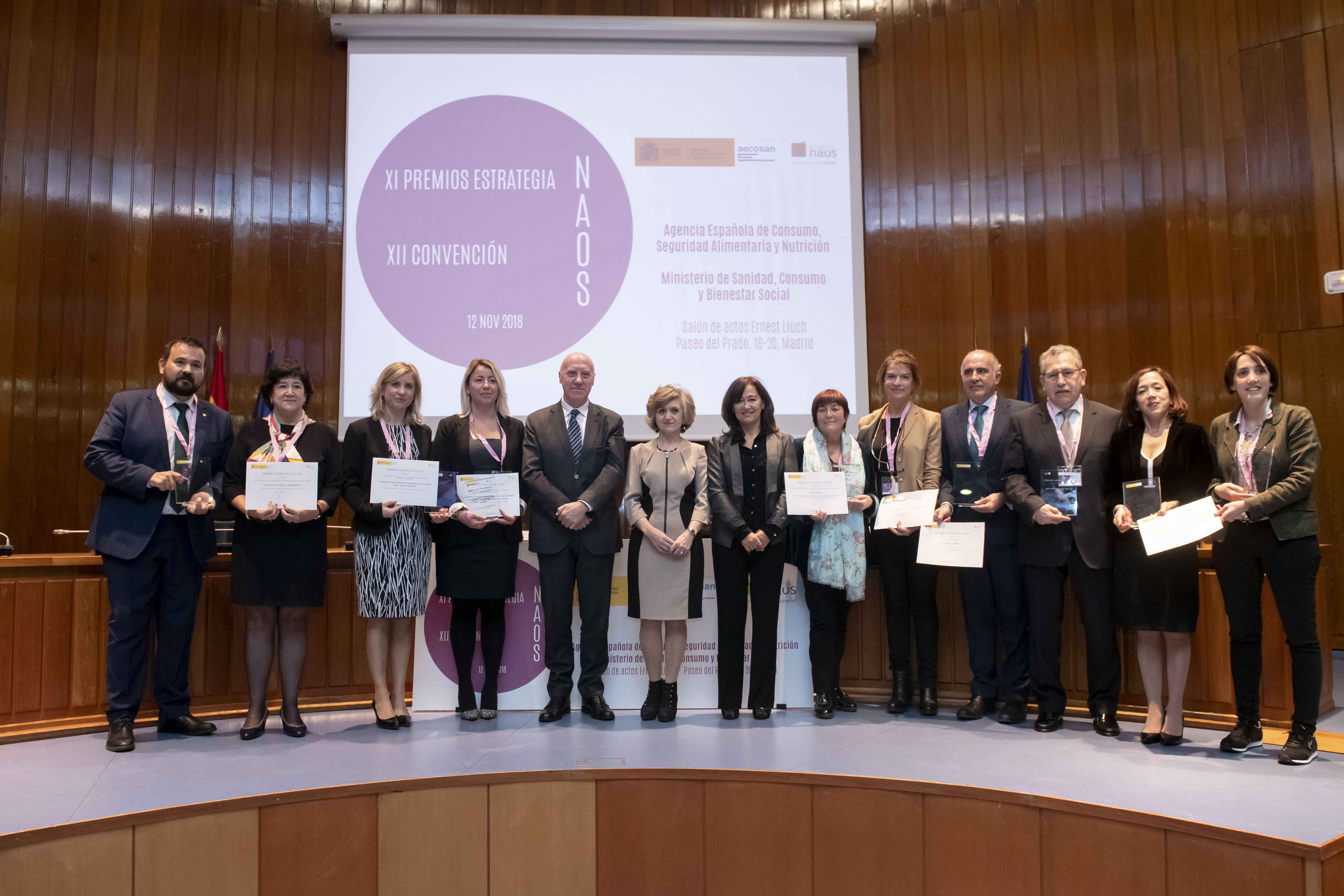 XI Premios Estrategia NAOS, edición 2017