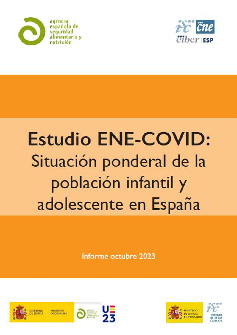 Estudio ENE-COVID: Situación ponderal de la población infantil y adolescente en España