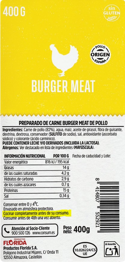 La Agencia Española de Seguridad Alimentaria emite dos alertas hoy en dos productos distintos 4 Producto alertado