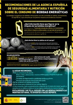 Recomendaciones sobre el consumo de bebidas energéticas