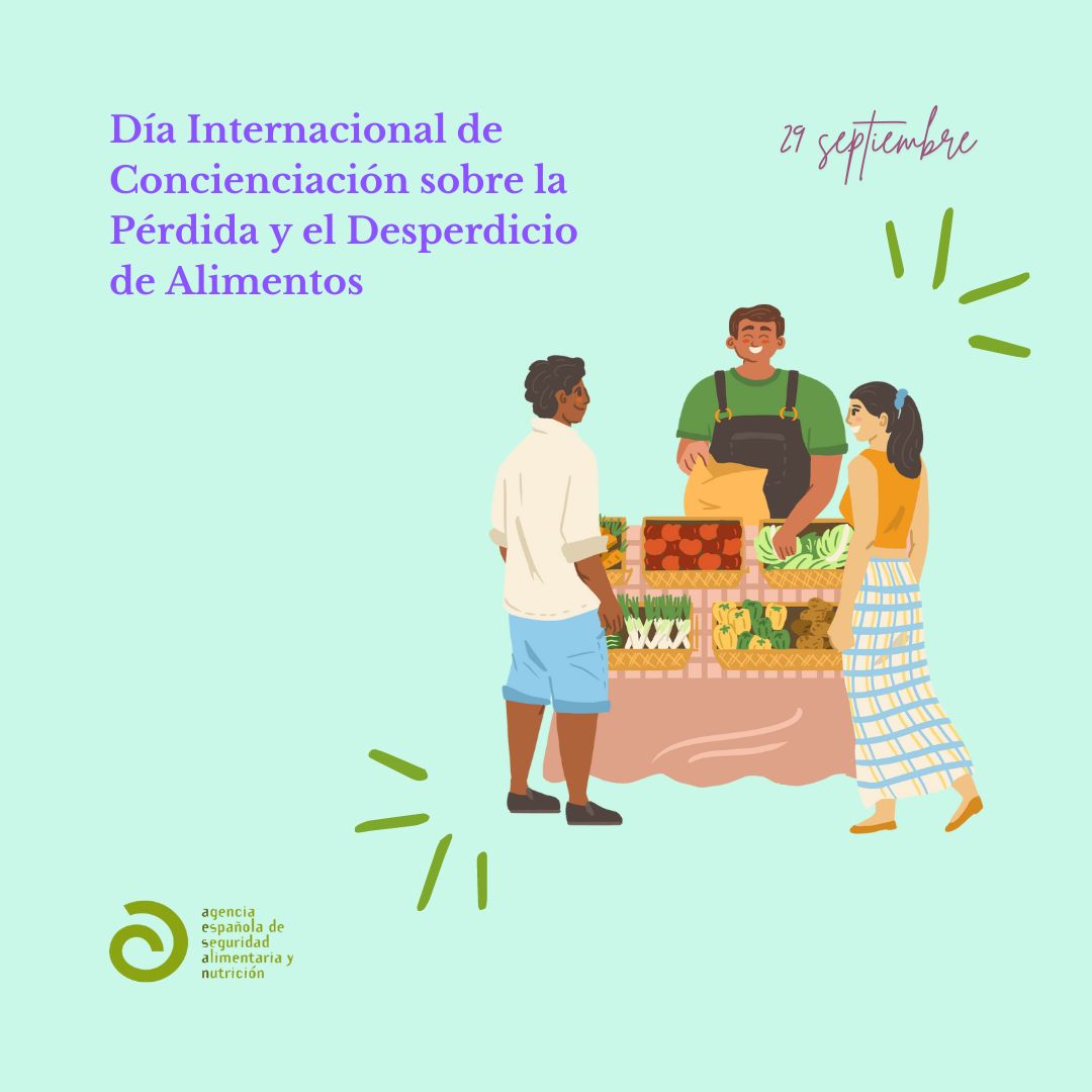 Distribución de información y materiales para la celebración de la 5ª edición del Día Internacional de Concienciación sobre la Pérdida y el Desperdicio de Alimentos
