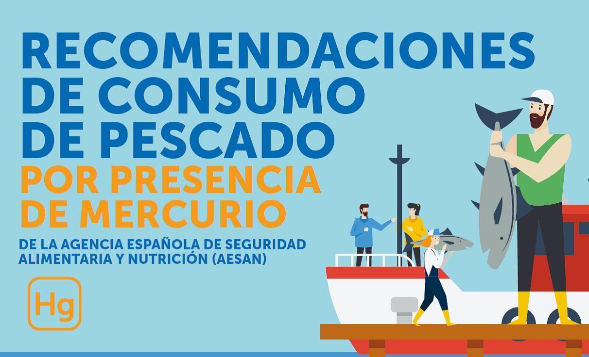 Mercurio en pescado: nuevas recomendaciones de consumo