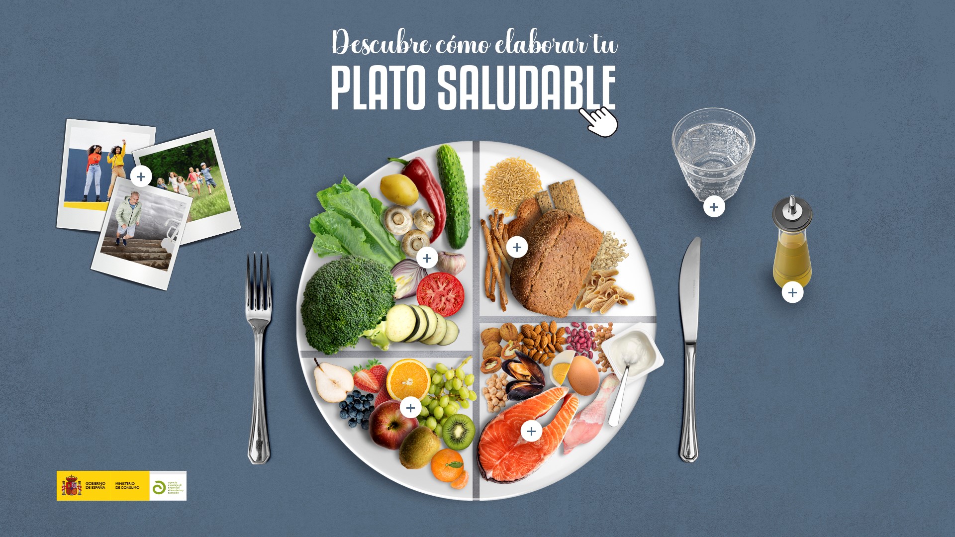 Diseñamos el plato de Harvard - Hábitos saludables: La alimentación