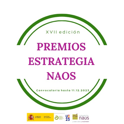 Convocatoria XVII Premios Estrategia NAOS, edición 2023