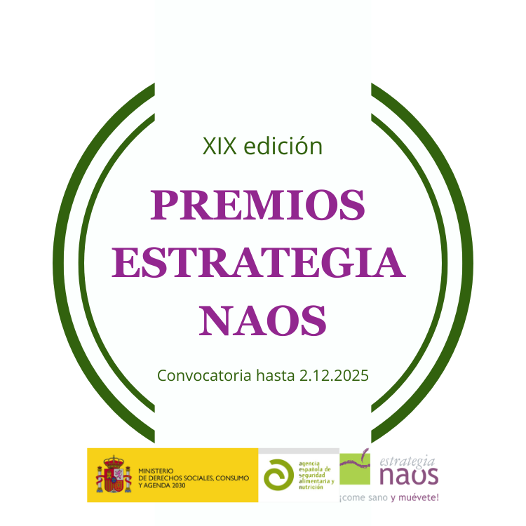 Convocatoria XIX Premios Estrategia NAOS, edición 2025.