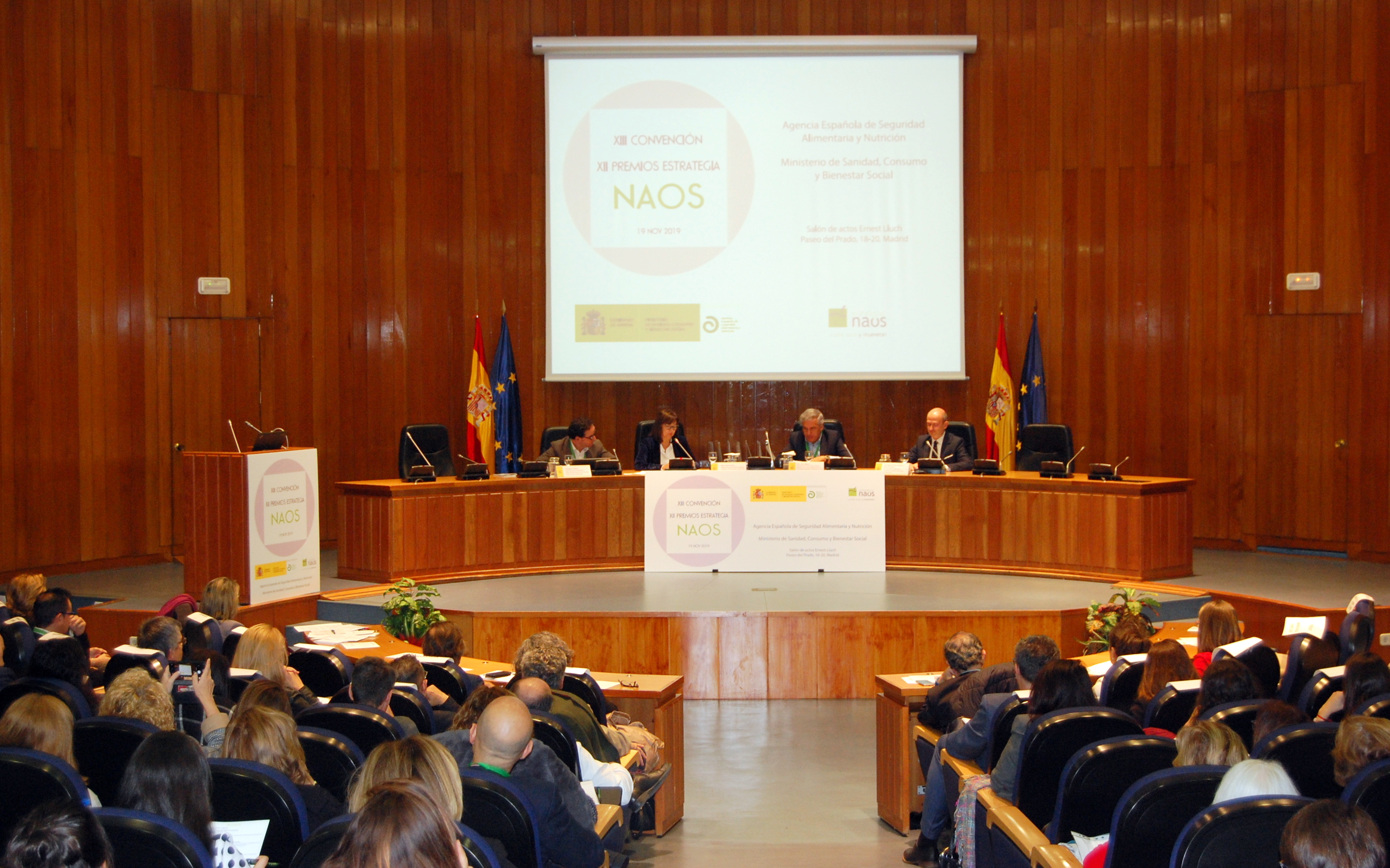 Acto de entrega XII Premios Estrategia NAOS 2018 y XIII Convención NAOS 2019