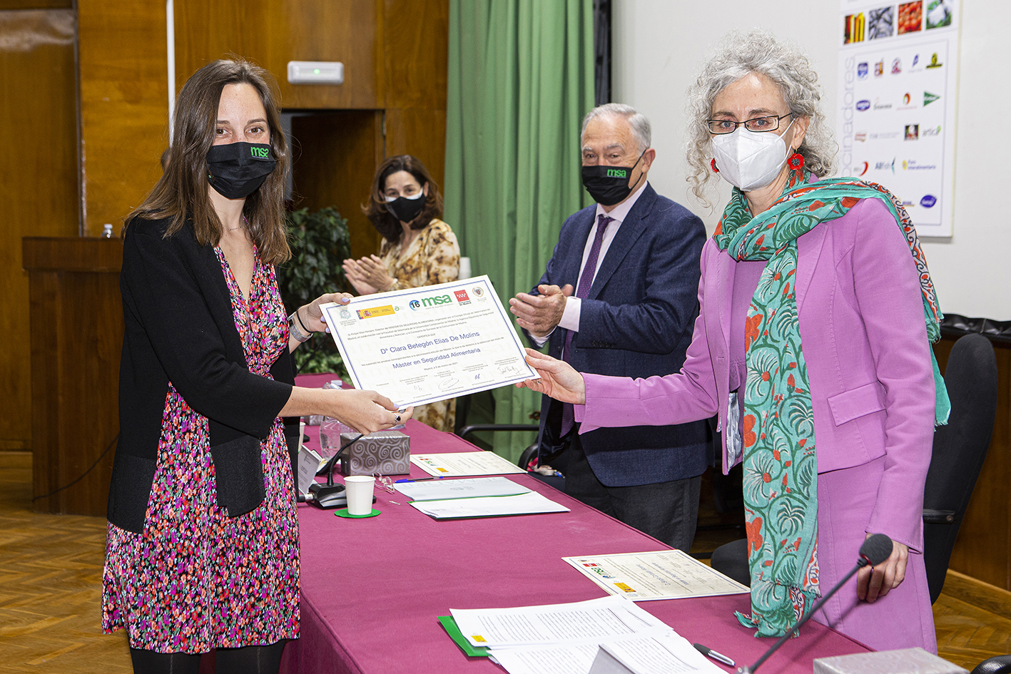 La Directora Ejecutiva de la AESAN clausura la 17ª edición del Máster en Seguridad Alimentaria del Colegio Oficial de Veterinarios de Madrid