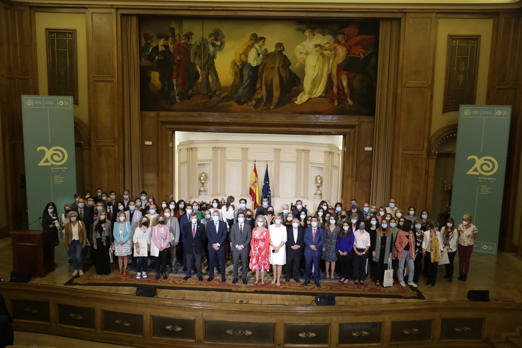 Acto central de la celebración del vigésimo aniversario de la AESAN