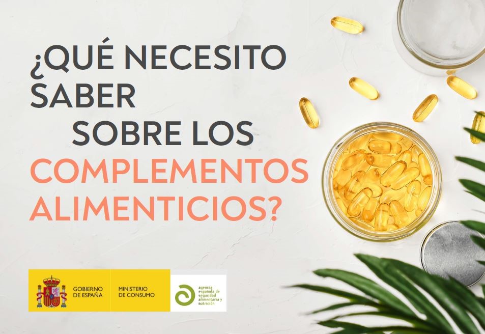 “¿Qué necesito saber sobre los complementos alimenticios?” Nuevo material informativo de la AESAN