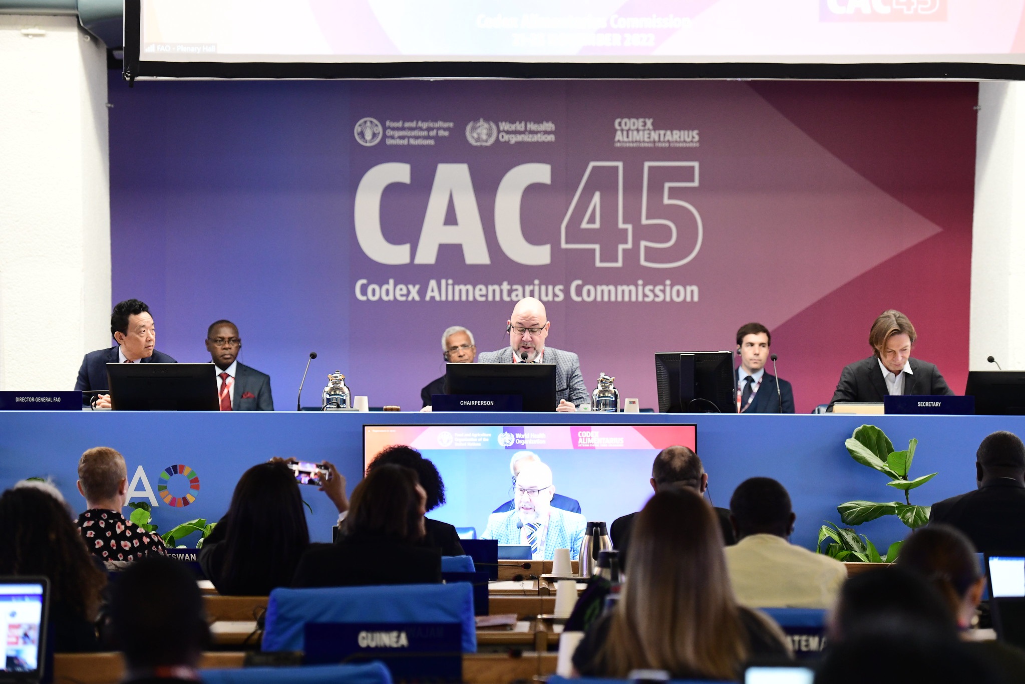 45ª reunión de la Comisión del Codex Alimentarius