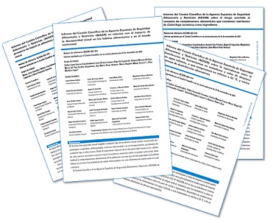 El Comité Científico de la AESAN publica cuatro nuevos informes