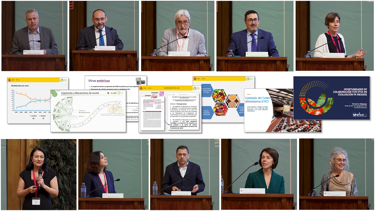 Presentaciones de la Primera Jornada de Evaluación de Riesgos de la AESAN 