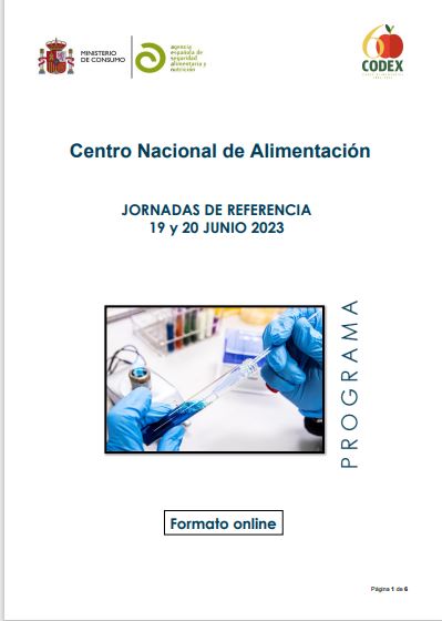 Jornadas de Referencia del Centro Nacional de Alimentación (CNA) 2023-Programa e inscripción