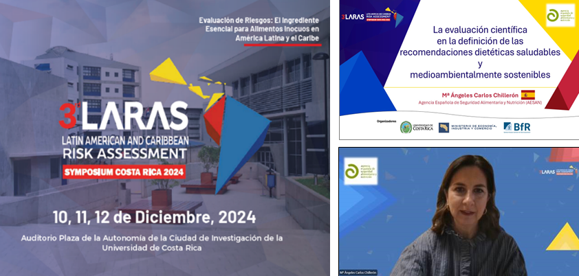 Participación de la AESAN en el Simposio LARAS sobre Evaluación de Riesgos