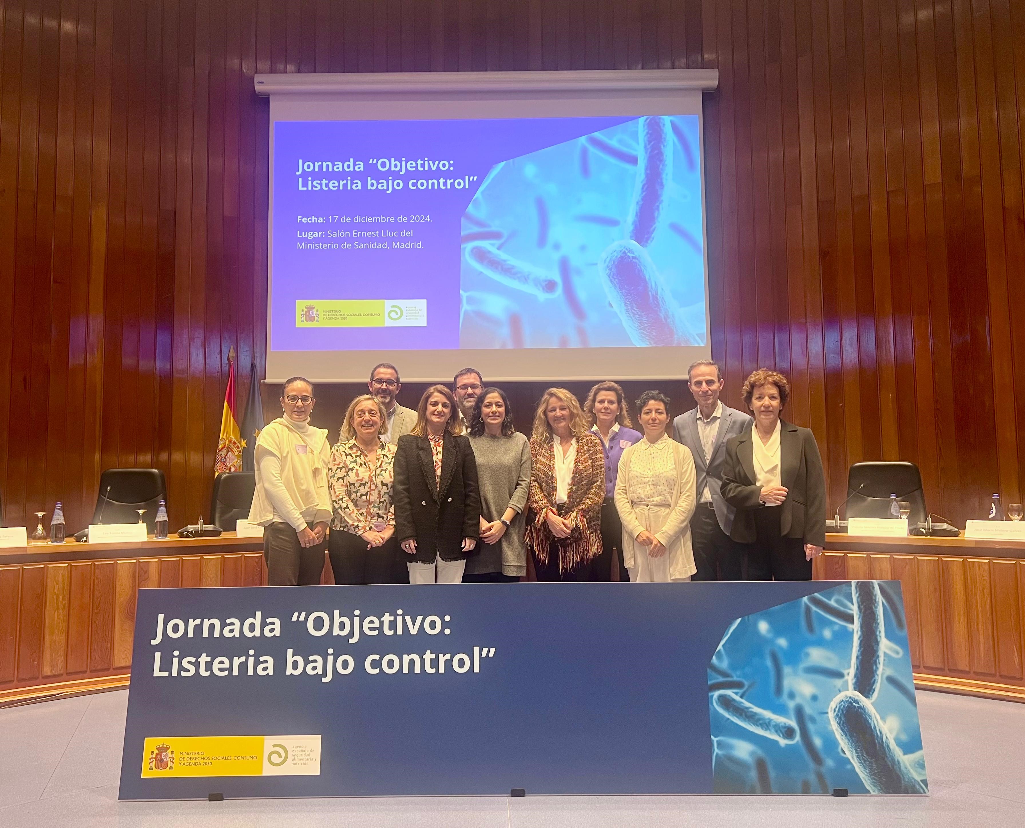 Celebración de la jornada Objetivo: Listeria bajo control, organizada por la Agencia Española de Seguridad Alimentaria y Nutrición (AESAN)