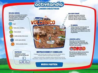 Juego volvcanico