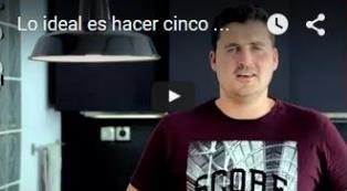 Video Lo ideal es hacer 5 comidas al dia