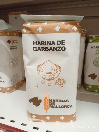 Imagen 2 del producto Harina de garbanzo de la marca Harinas de Mallorca
