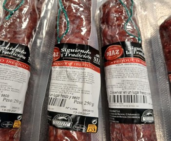 Imagen del producto Vela ibérica salchichón de la marca Díaz