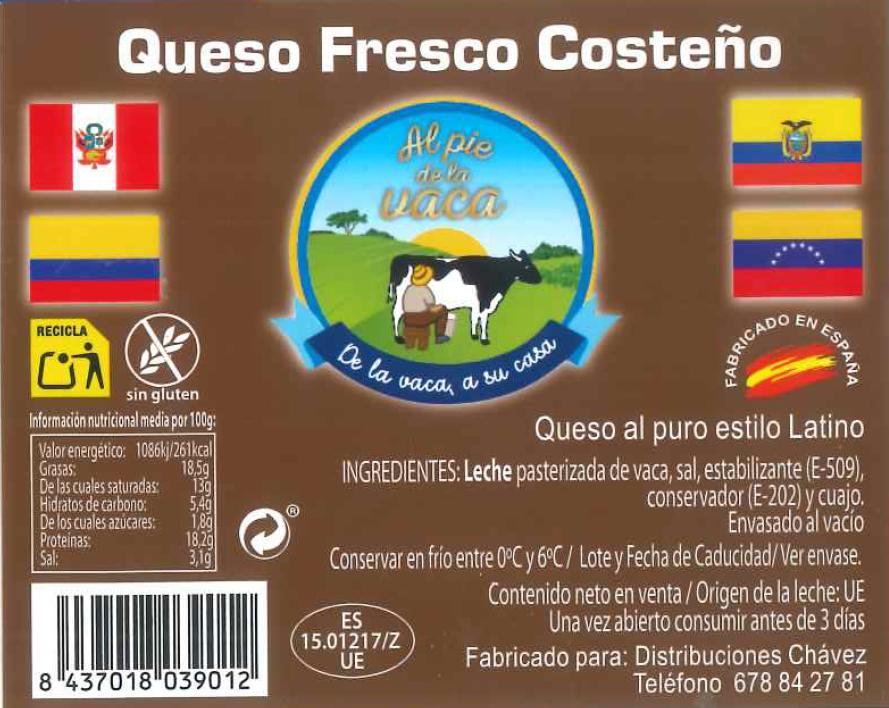 Imagen 5 de quesos de la marca Al pie de la vaca
