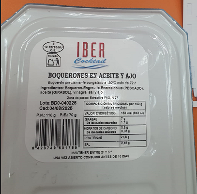 Imagen del producto alertado