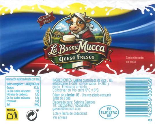 Imagen 3 de quesos de la marca La Buona Mucca