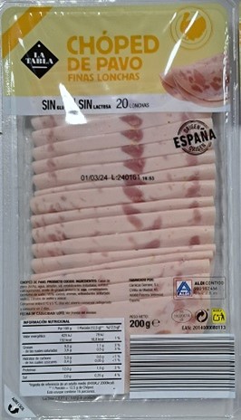 Producto alertado