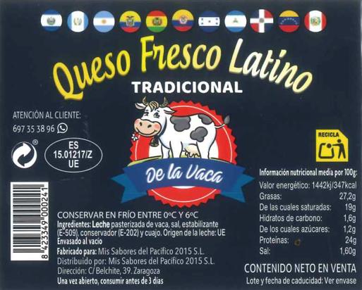 Imagen 2 de quesos de la marca De la vaca