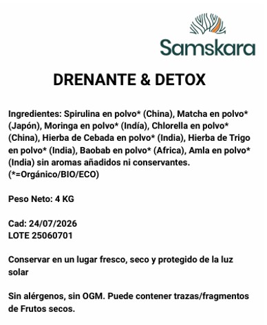 Imagen 2 del producto Organic Moringa Powder de la marca Samskara